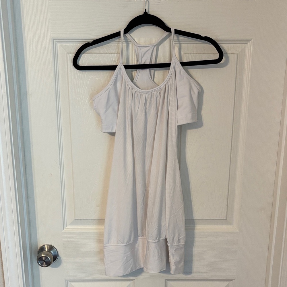VINTAGE Lululemon No Limits Tank Size 8 White
